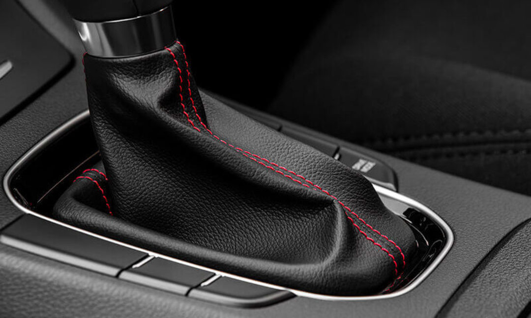 Alcantara gear shift boot