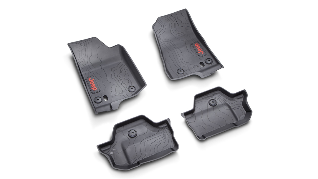 2-Door All-Weather Rubber Floor Mats