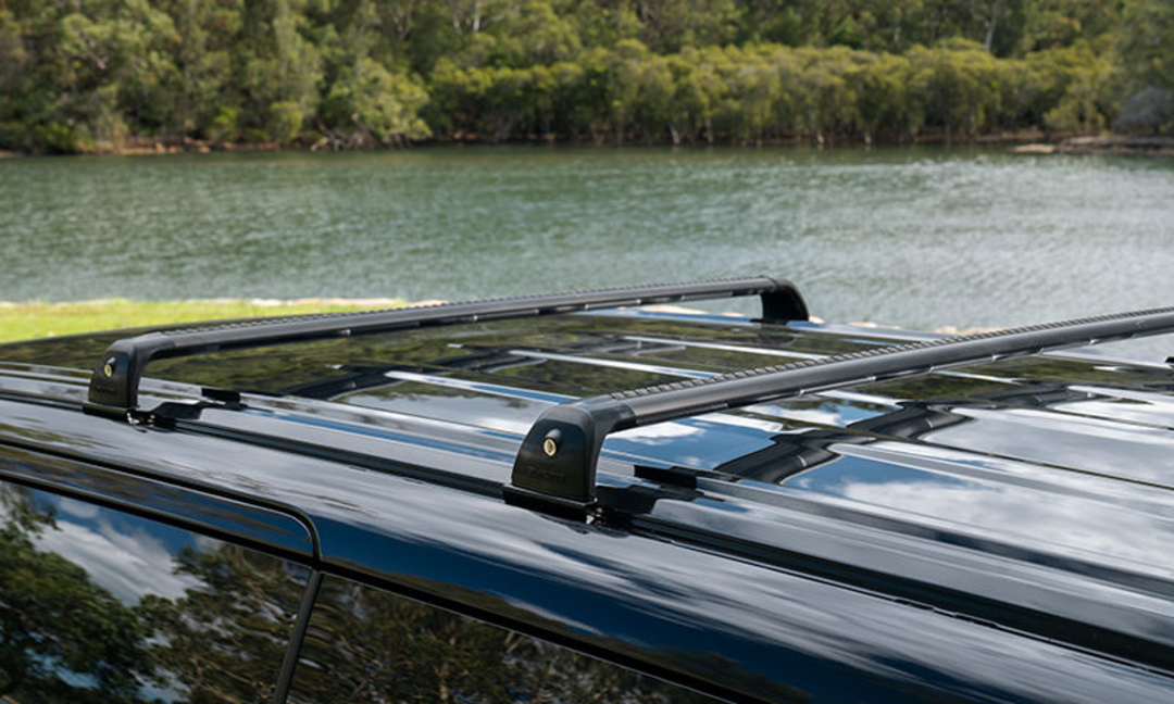 Hyundai genuine roof racks - flush