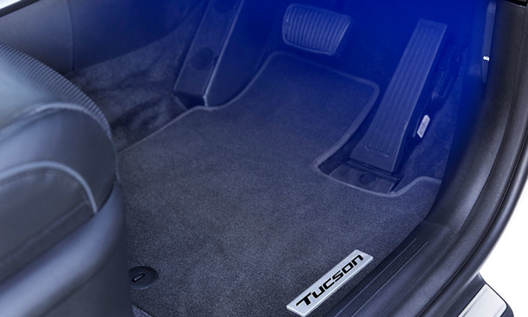 Interior footwell lighting | blue LED