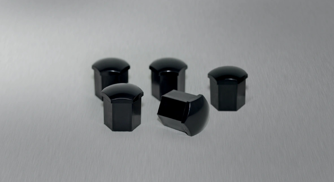 Wheel Bolt Cover (Five piece set for one wheel) Black