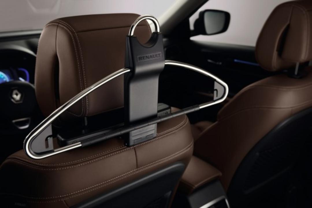 Coat hanger on headrest