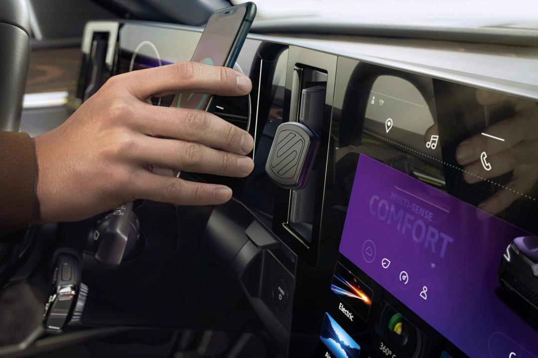 portable smartphone holder - vent mounted