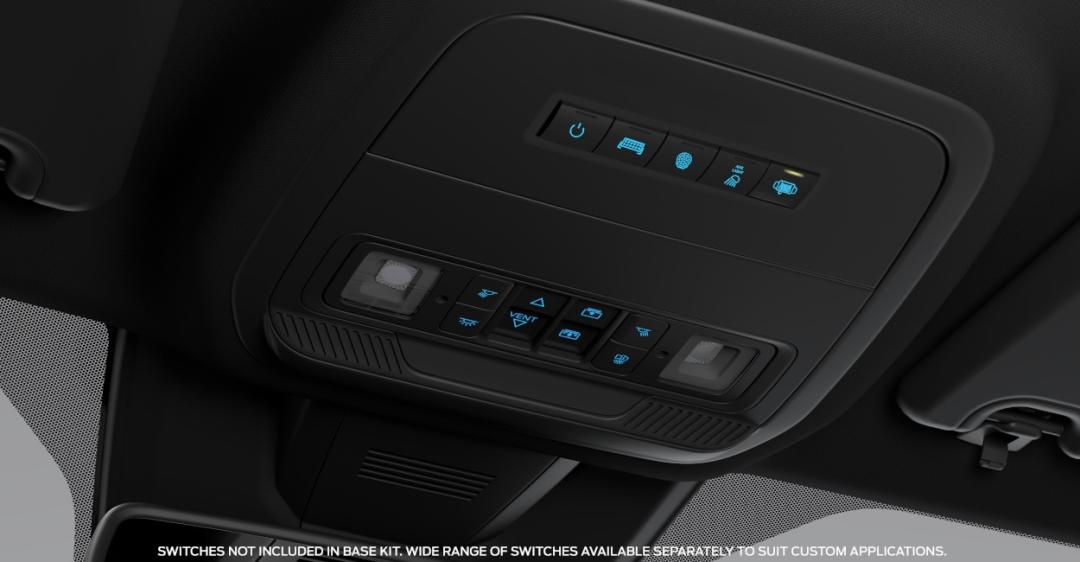 Switch Bank - Base Kit - Everest - Black Bezel