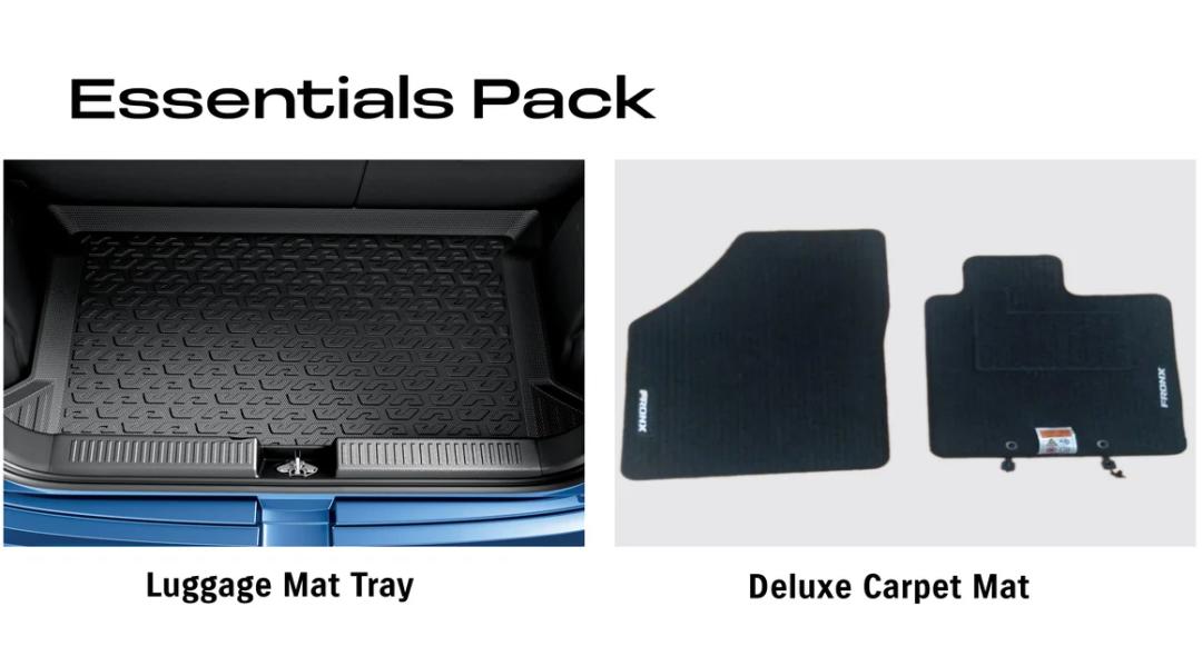 Fronx Essentials Pack (Luggage Mat Tray + Deluxe Carpet Mats)