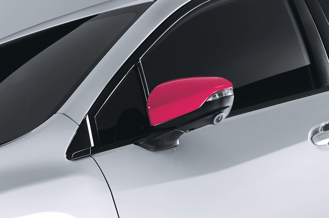Mirror Cover Set (Cherry red)