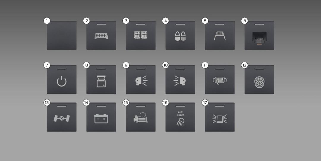 Switch Bank Accessory - Custom Switches