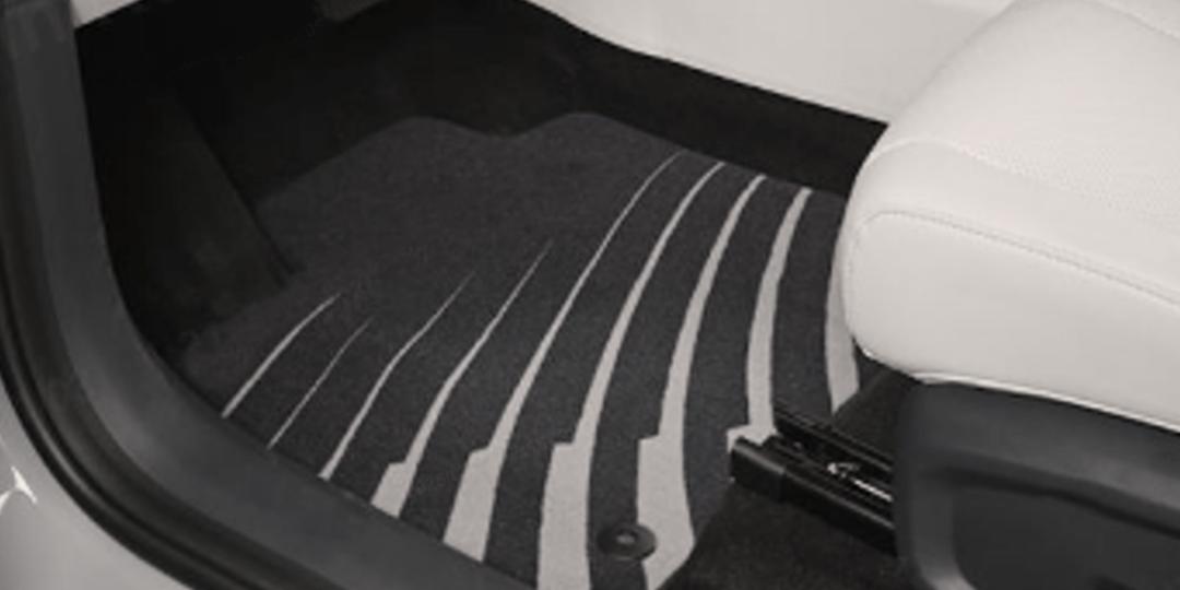 Rubber Floor Tray Set (F&R) w/mat (Model: EX5)