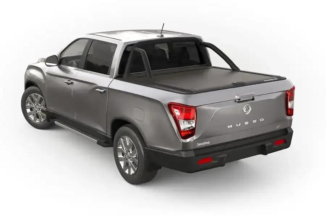 Deck Roll Top Sports Bar - Black