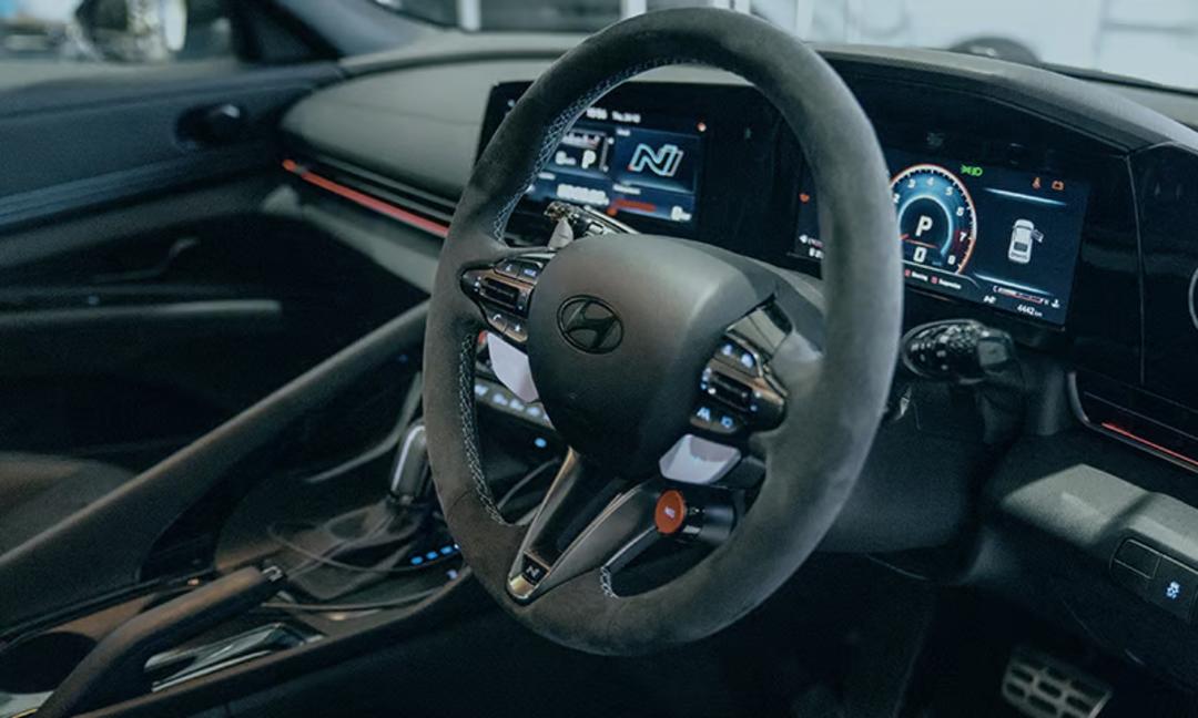 Alcantara steering wheel