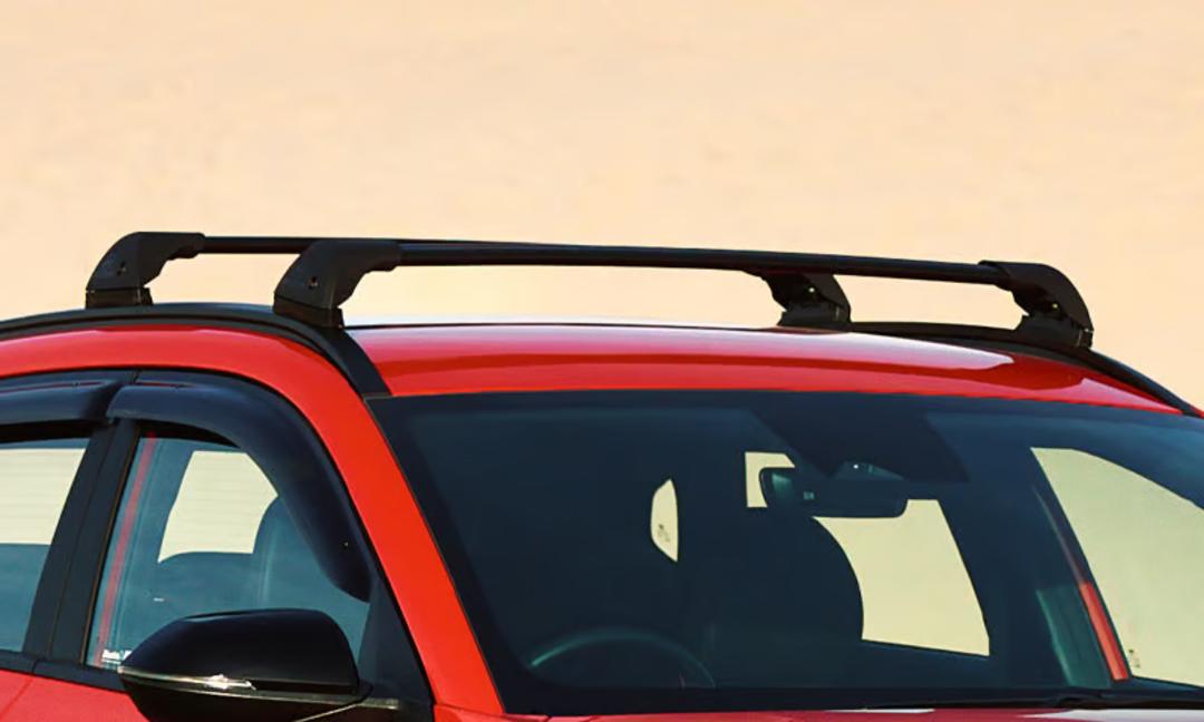 Hyundai genuine roof racks | flush