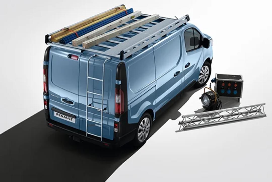 Aluminium roof rack with roller - SWB^