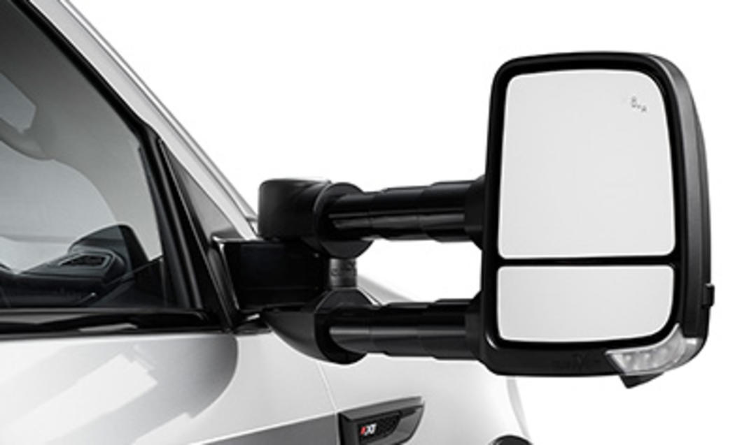Clearview Next Gen Towing Mirrors - Power Fold & Heated w/ SVM Compatibility - Black