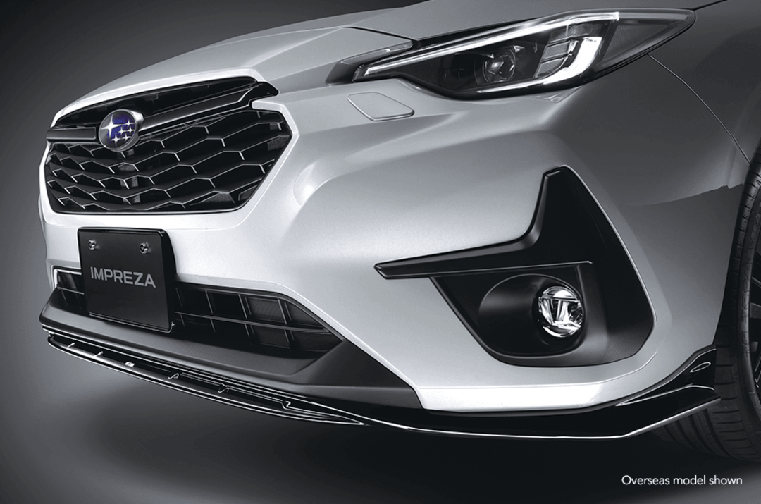 STI Front Under Spoiler - Black