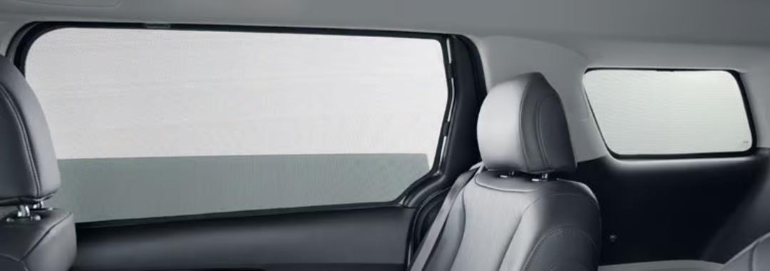 Rear window shades