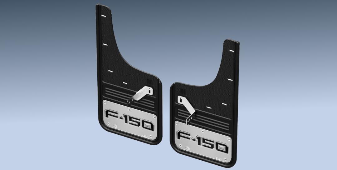 Mudflaps F-150 Branded - Front