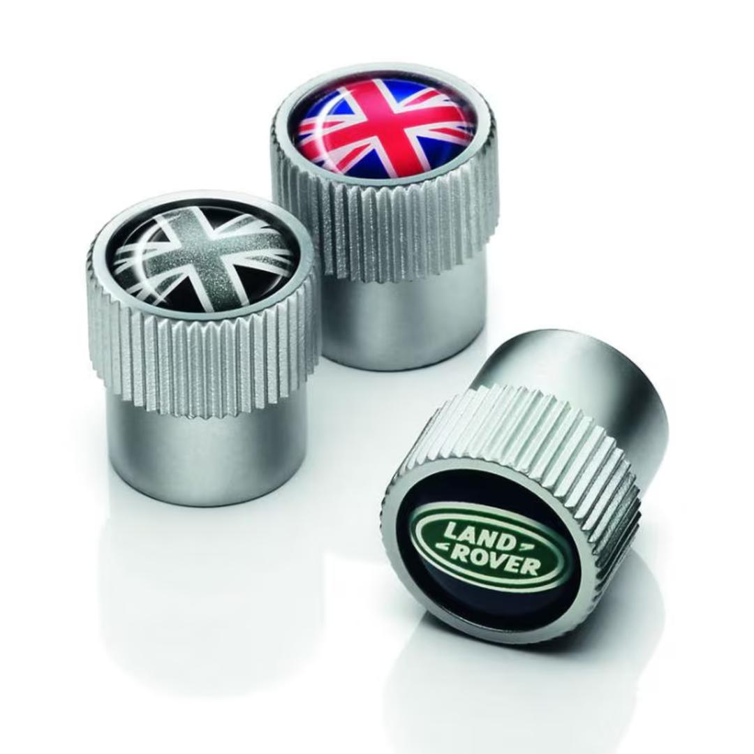 Styled Valve Caps - Black Jack