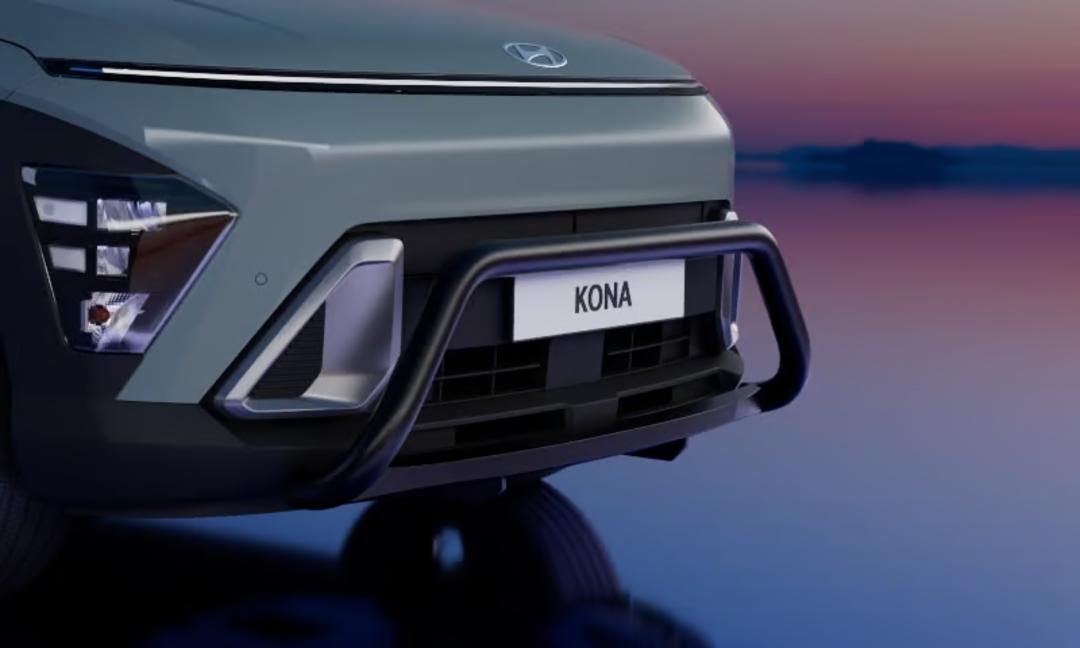 Integrated nudge bar | powder coat black