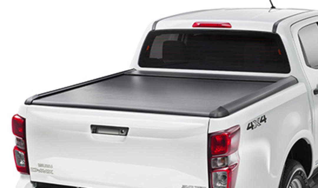 Electric Roller Tonneau Cover Available for both Crew Cab (shown) & Space Cab Ute