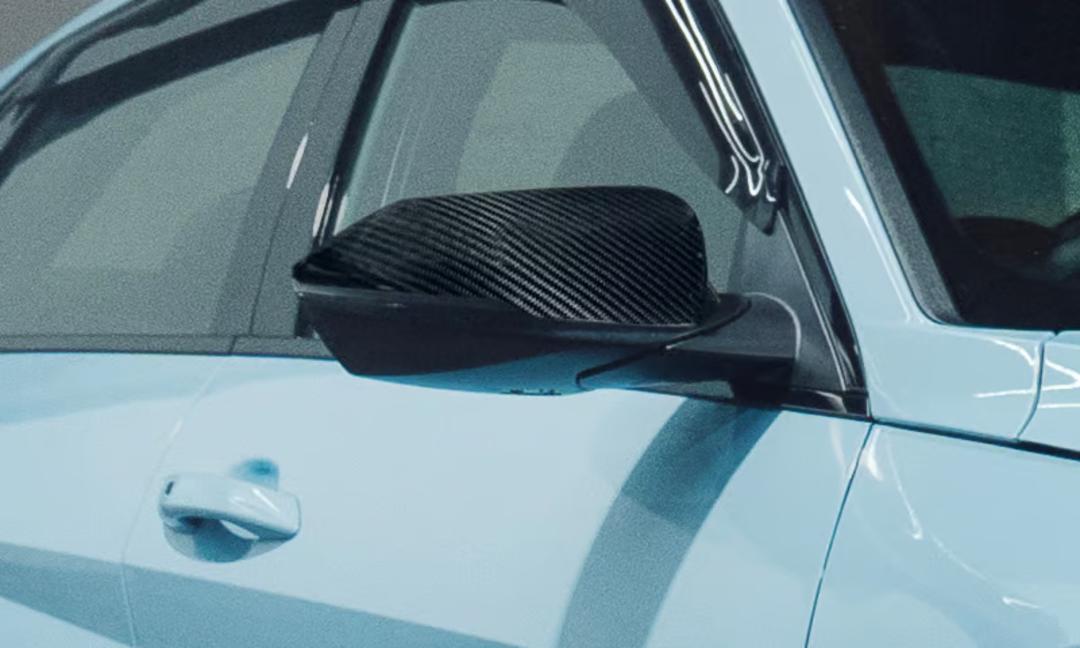Carbon fibre door mirror covers