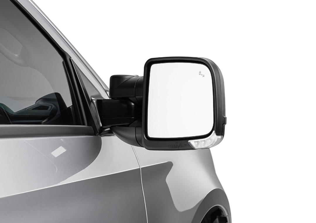 Clearview Compact Towing Mirrors -  Power Fold - Heated