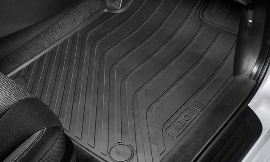 Tailored Rubber floor mats (set of 4) - Black