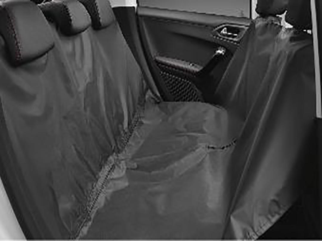 Protective cover for rear bench seat