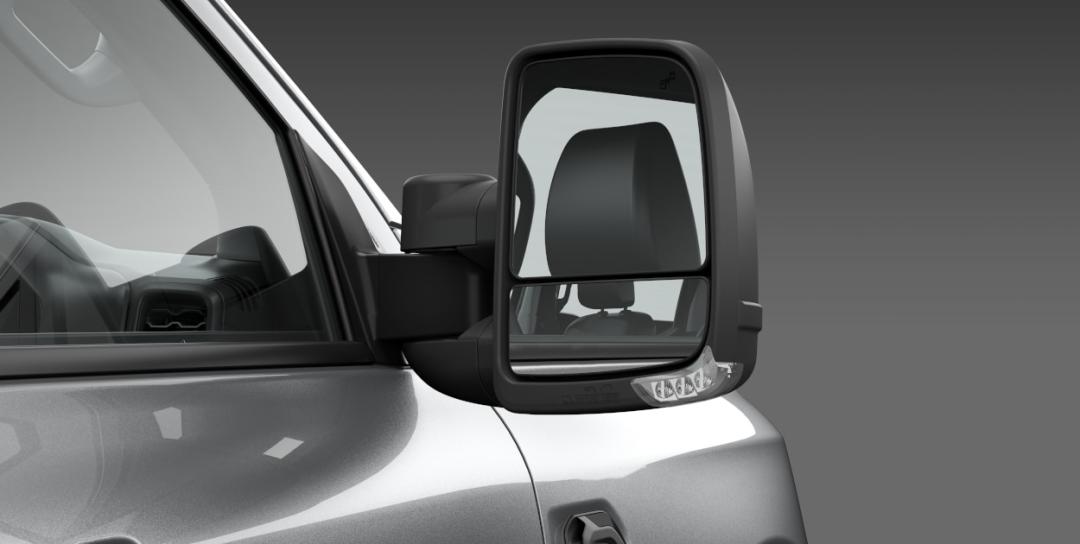 Towing Mirrors - Large - Power Fold, Power Adjustable, Blind Spot Indicator