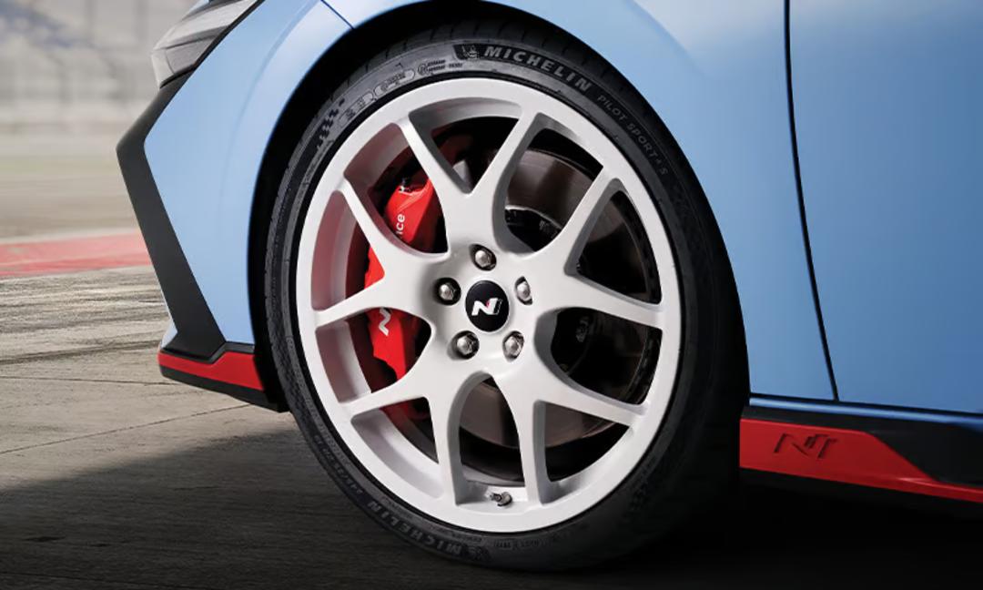 19-inch N motorsports forged gloss white wheel SET