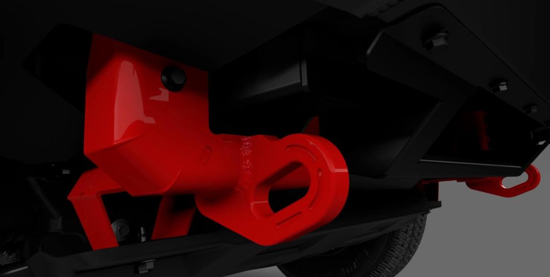 Recovery Points - Rear - for Ford Towbar