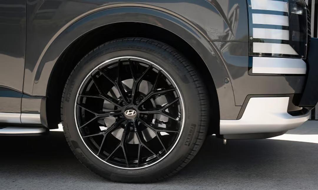 21" MUJU gloss black alloy wheel set