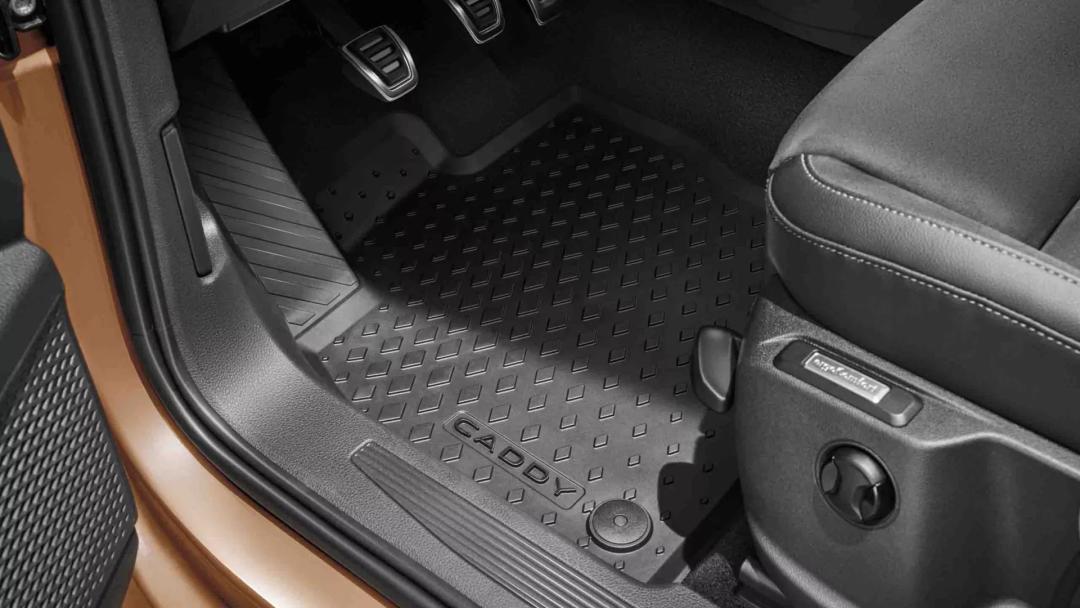 All-weather rubber floor mats