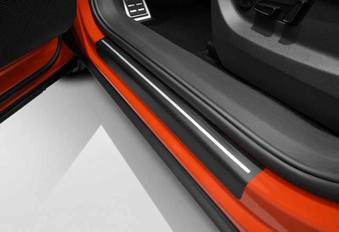 Protective door sill film