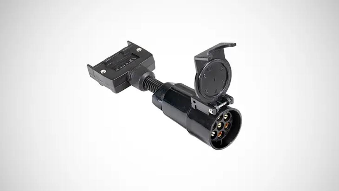 7-Pin Flat to 7-Pin Round Trailer Adaptor