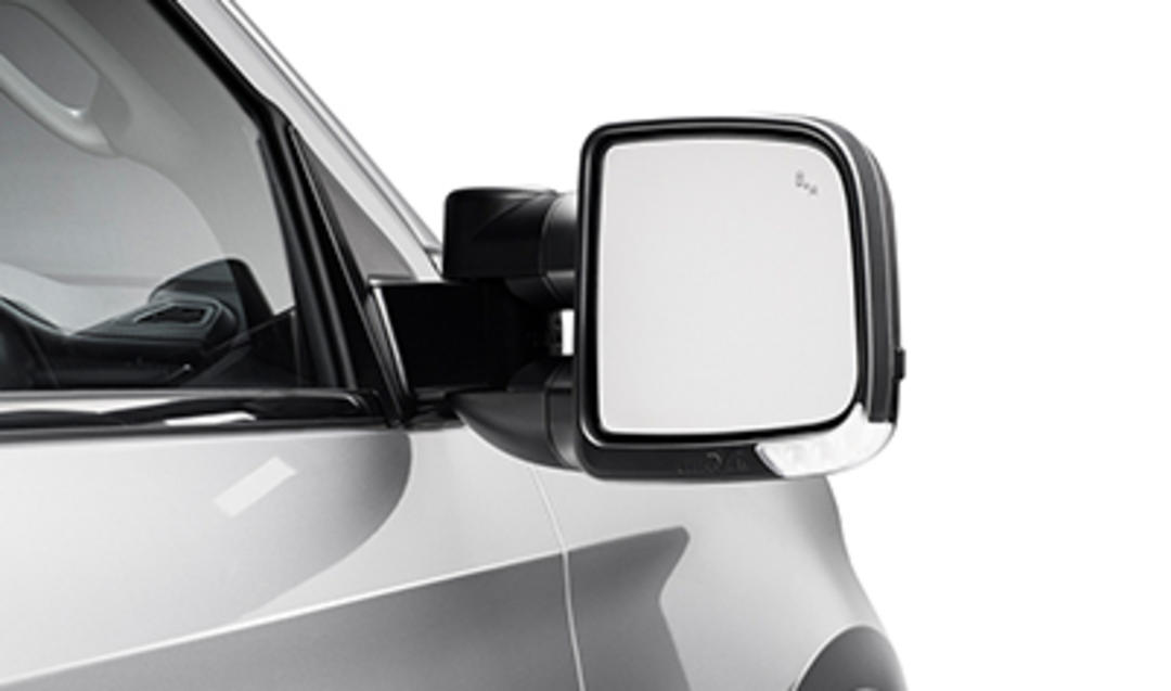 Clearview Compact Towing Mirrors - Power Fold - Heated - Black