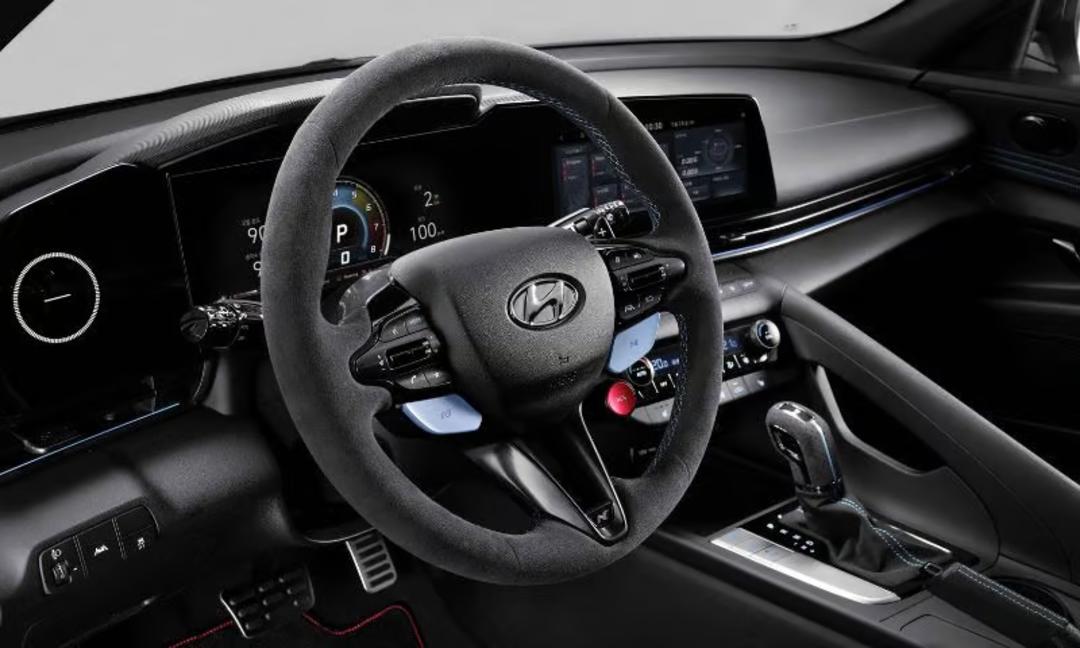 Alcantara steering wheel