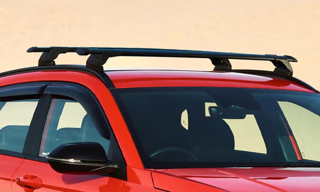 Hyundai genuine roof racks | through