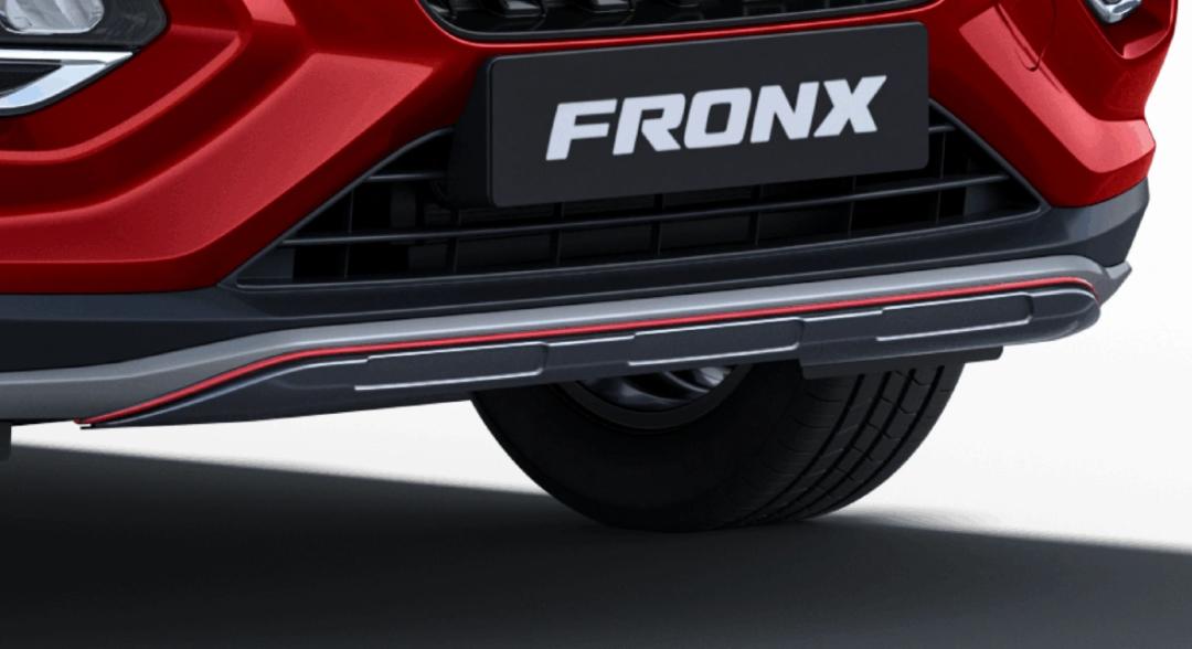 Front Underbody Spoiler - Grey + Red