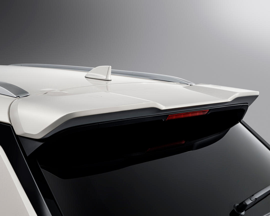 Dynamic Tailgate spoiler, White Solid