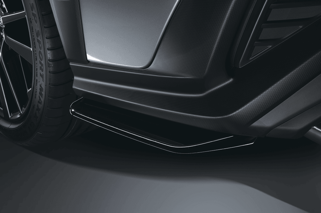 STI Rear Side Under Spoiler (black)