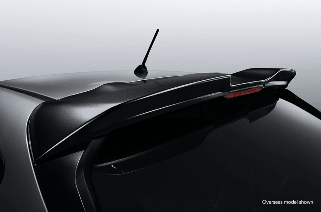 Rear Roof Spoiler - Black