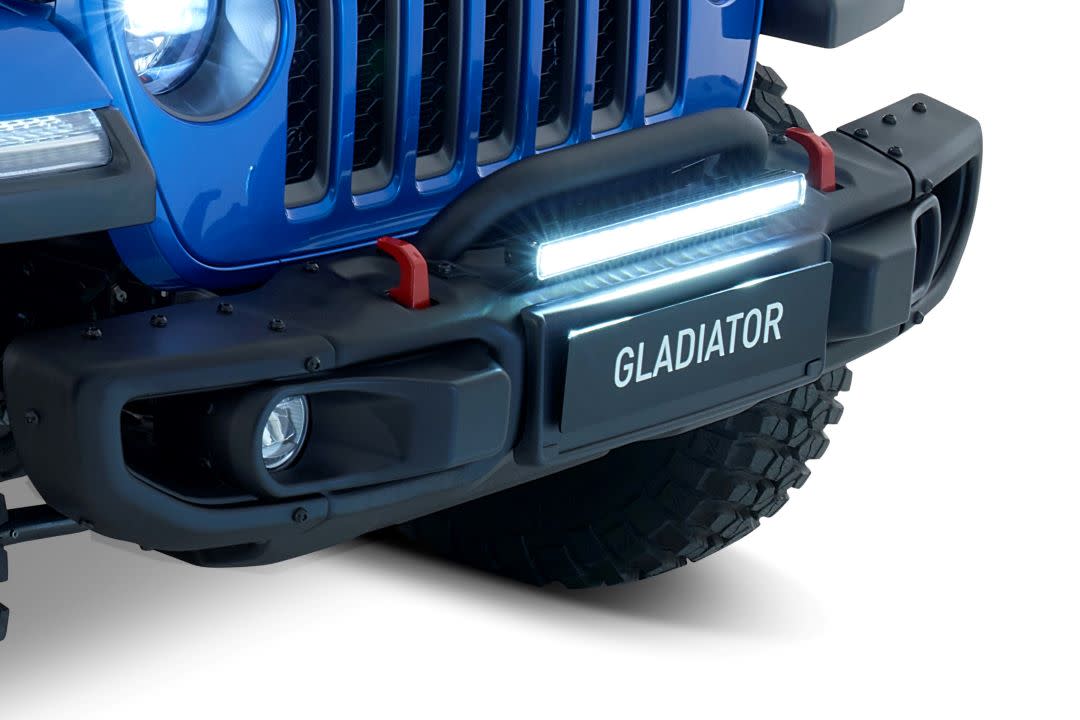 LED Light Bar - Steel Bumper