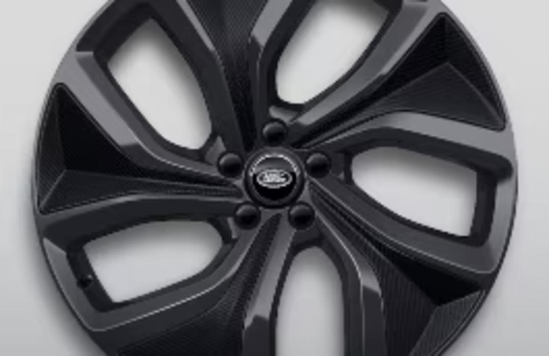 23" Forged Style 5128, Dark Grey Gloss with Carbon Fibre inserts