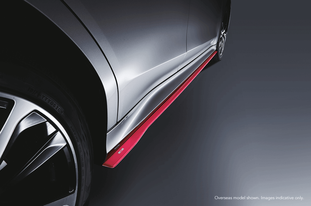 STI Side Under Spoiler WGN (Cherry red)