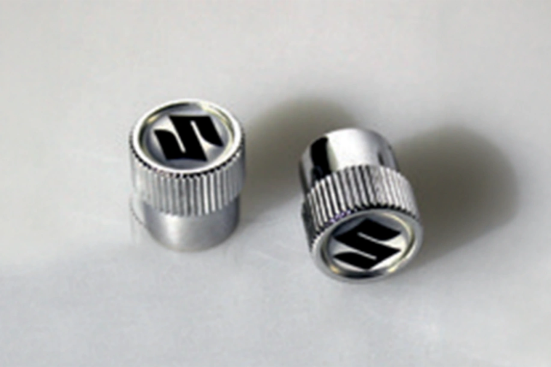 Valve Cap Set - With S Logo - Two Pce