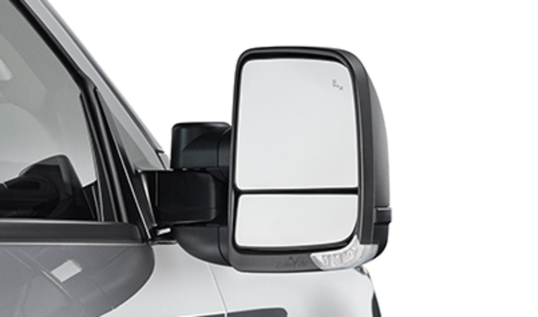 Clearview Next Gen Towing Mirrors - Power Fold - Heated - Black
