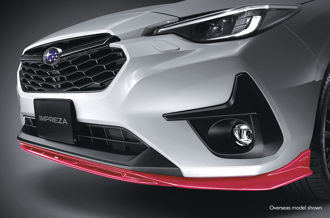 STI Front Under Spoiler - Cherry red