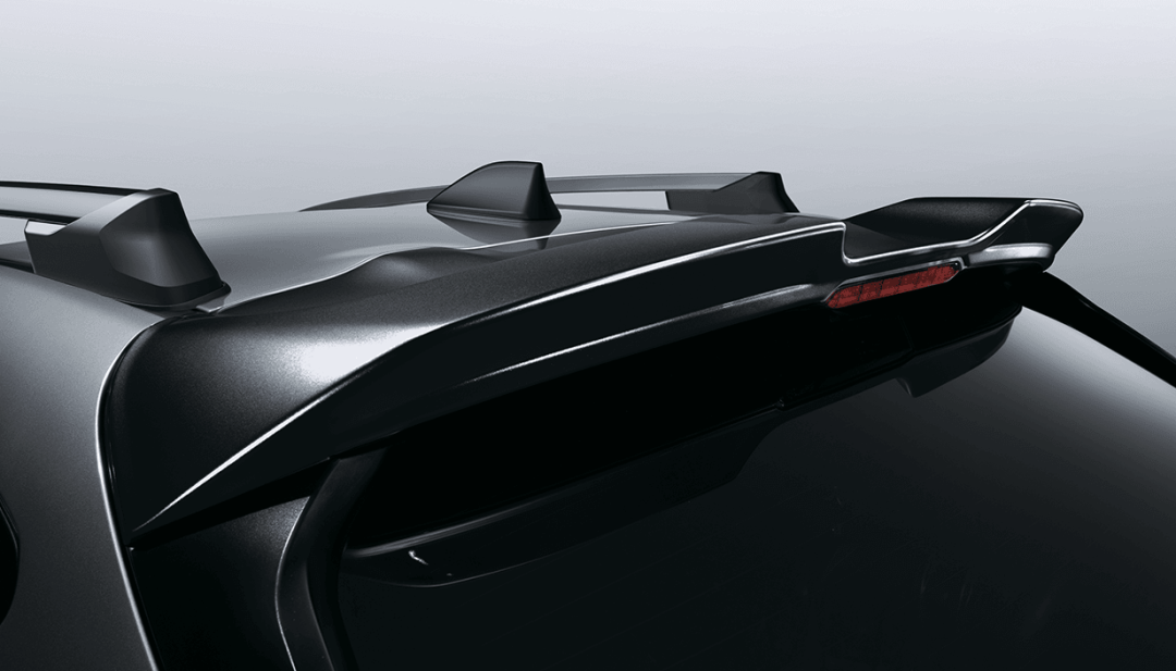 Rear Roof Spoiler - Black