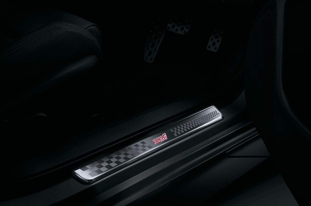 LED Side Sill Plates - STI