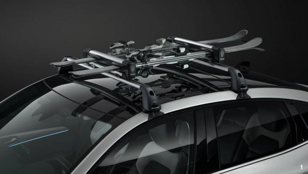 Ski rack - 4 pairs of skis/2 snowboards